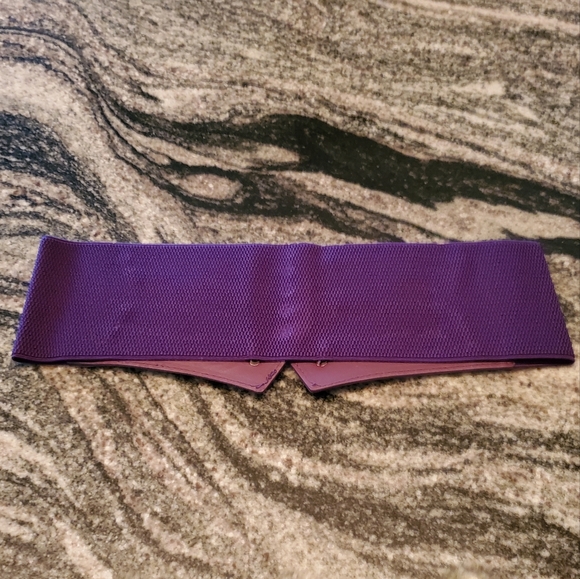 Purple Chain-Embellished Belt - Picture 3 of 7